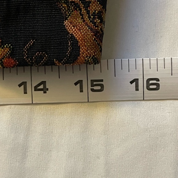 Brocade Black and Brown Floral Blazer Jacket - Picture 11 of 12